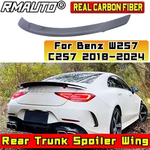 For Mercedes Benz W257 C257 CLS400 CLS550 AMG 2018-2024 <b>Rear</b> <b>Spoiler</b> Wing Exterior Part Car <b>Rear</b> Trunk <b>Spoiler</b> Car Accessories - Product Image 1