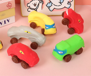 Jouets sensoriels anti-stress extensibles et compressibles en TPR, modèles voiture, monstre, dinosaure, sable magique, pour enfants - Product Image 3