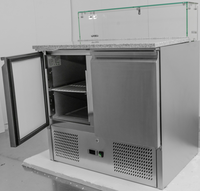 Congélateur restaurant 368L Salad bar réfrigérateur Commercial Personnalisé Statique ventilé refroidissement pré-table Comptoir