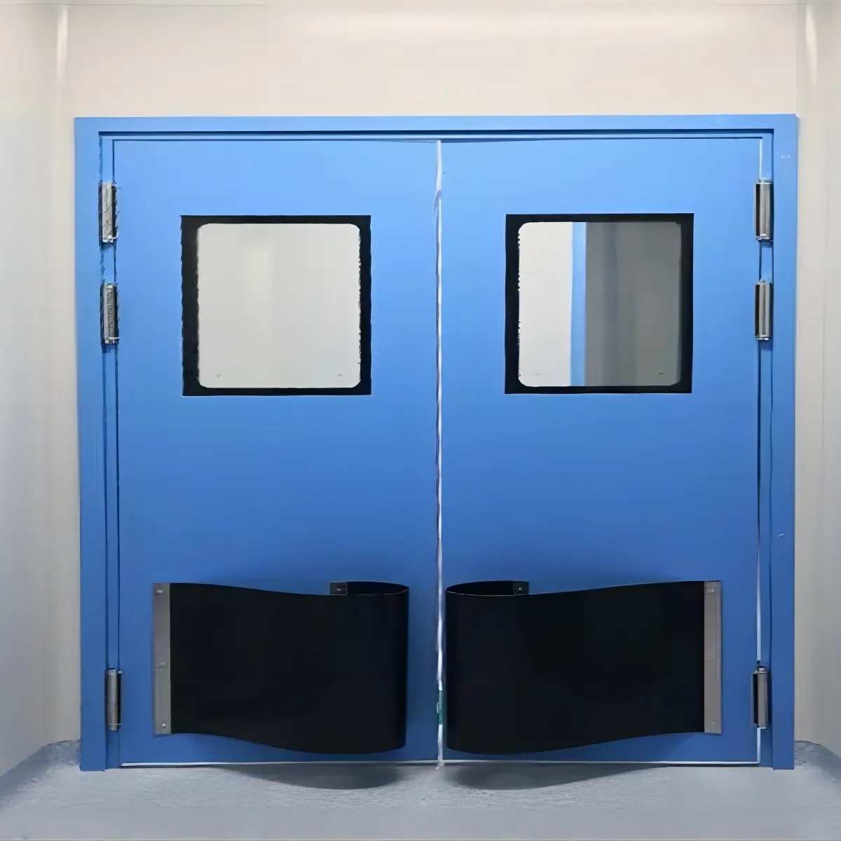 खाद्य कार्यशाला के लिए उच्च गुणवत्ता वाला 304 स्टेनलेस स्टील टक्कर-रोधी दरवाजा