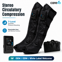 Bottes de récupération athlétique professionnelles à pression d'air, thérapie de compression à 7 niveaux, masseur de jambes, rechargeable par USB, pour récupération musculaire post-entraînement