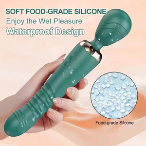 Oferta Especial: Masajeador de Silicona de Grado Alimenticio de 12 Frecuencias, Juguetes Elásticos para Adultos, Varita Vibradora para Mujer - Product Image 4