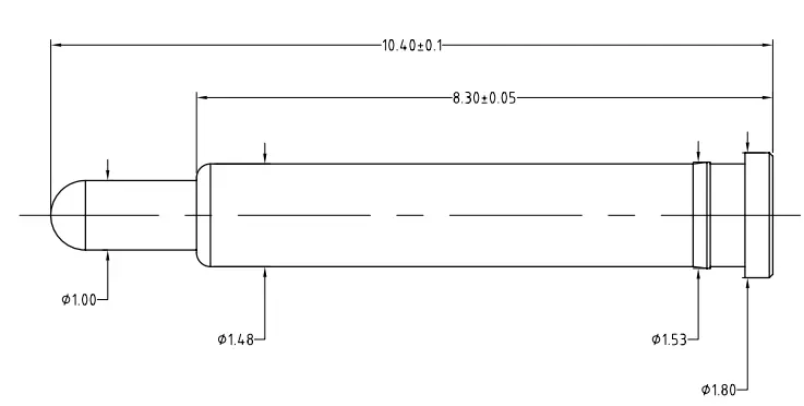 High Current Probe Pogopin Elastic Contact Pin