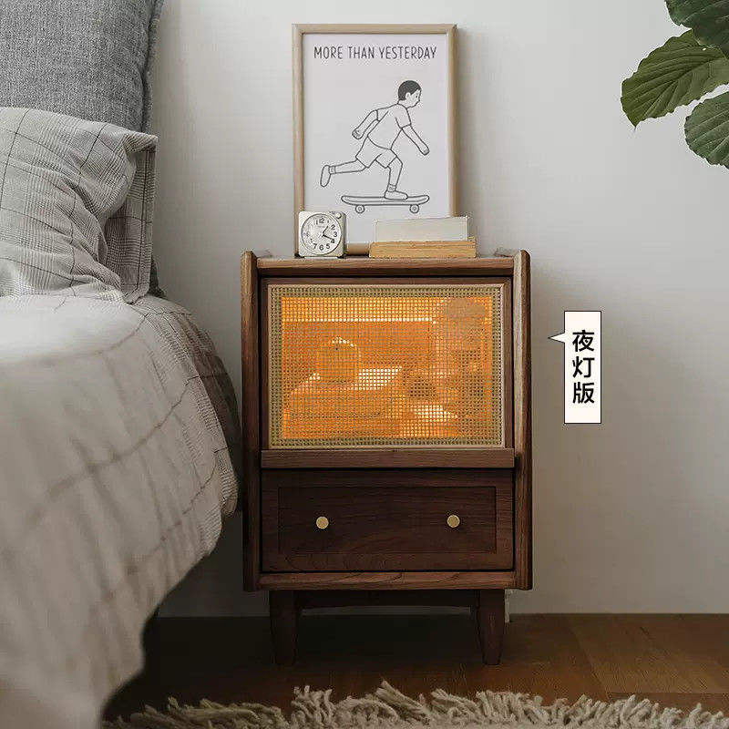 Color nogal con luces.