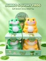 Collection de jouets anti-stress géants et mignons en forme d'animaux et de fruits, jouets à presser et à étirer pour la décompression, avec boîte de présentation