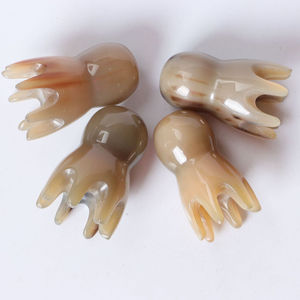 Venta al por mayor Premium Yak Cuerno Pulpo Peine Masaje facial Cuerno de buey Gua Sha Herramienta - Product Image 4