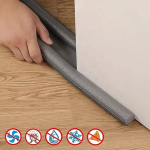 Bande d'étanchéité grise imperméable pour bas de <span class=keywords><strong>porte</strong></span>, grand bloqueur de bruit pour <span class=keywords><strong>porte</strong></span>, protection insonorisante, autres accessoires pour portes et fenêtres - Product Image 2
