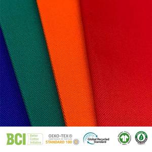 Ткани для спецодежды и защиты BCI GRS OCS 20x16 120x60 полиэстер/хлопчатобумажная ткань 235 г/м2 twry <span class=keywords><strong>CVC</strong></span> Спецодежда ткани для униформы - Product Image 4