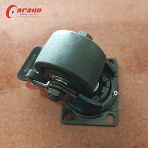 1200lbs 3-Zoll-Stahlplattenrollen mit glas verstärkten Nylon-Rad rollen mit geringer Schwerkraft OEM anpassbar - Product Image 3