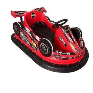 Voiture électrique pour enfants avec protection souple, télécommande, éclairage LED, musique, jouet d'intérieur, voiture tamponneuse, fonctionne avec des pièces de monnaie en anglais - Product Image 1
