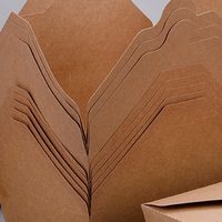 Sunzza – boîte pliable à emporter personnalisée pour aliments de poulet, emballage artisanal en papier jetable pour hamburgers de restauration rapide