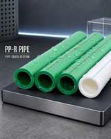 Tuyau PPR pour eau chaude et froide avec ligne de marquage rouge et bleue