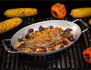 Ensemble de partage de cuisine de dinde grande casserole de barbecue avec injecteur de <span class=keywords><strong>Sauce</strong></span> déchiqueteuse de viande Surface antiadhésive enduite outil de cuisine cadeau de noël - Product Image 6