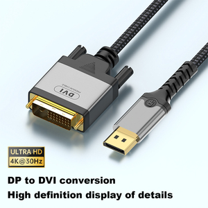 Mạ Vàng Cắm Chuyển Đổi Dp Để <span class=keywords><strong>VGA</strong></span>/ DVI D /HDMI Dài Cáp Cho TV Máy Tính Xách Tay Máy Tính 4K 1080P HD <span class=keywords><strong>DisplayPort</strong></span> Hiển Thị Cổng Adapter - Product Image 6