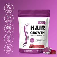 Vente flash : Gummies accélérateurs de croissance des cheveux - Complément alimentaire pour une croissance capillaire saine, enrichi en nutriments nourrissants pour les cheveux