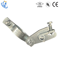 Collier de serrage en acier au carbone UTT20 homologué CE FM, diamètre 1"-8", galvanisé, collier sismique NFPA13, attache anti-oscillation pour sprinkler, non réglable