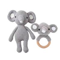 Nouveau Style personnaliser grand jouet fait main intelligent activé en peluche bébé réconfortant éléphant en peluche jouet cadeau de noël