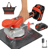 Outil de pose de carreaux vibrant à batterie, outil portatif pour carreaux 150W, ventouse numérique pour carrelage mural et de sol