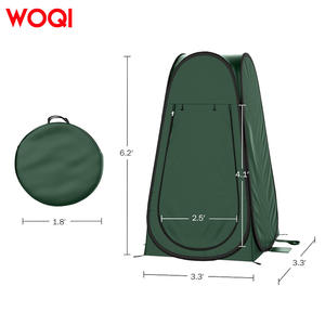 Tente de douche portable Woqi, vert foncé, imperméable 3000 mm, cabine de change extérieure, tente de camping - Product Image 4