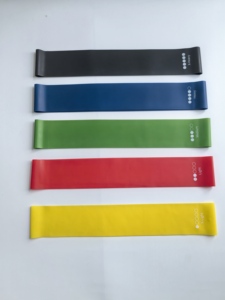 5 Bandas de Resistencia para Ejercicio <span class=keywords><strong>con</strong></span> Diferentes Niveles de Resistencia, Bandas Elásticas de Látex para Fitness, 5LBS-45LBS - Product Image 5