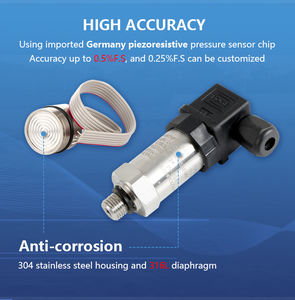 Holykell 0-5v <span class=keywords><strong>300bar</strong></span>オイルエア工業用圧力センサー - Product Image 3