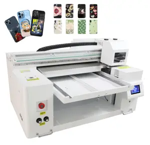 Ekonomis Roll untuk Roll Uv Printer 3 In 1 stiker Printer mesin cetak datar untuk bisnis kecil Uv tinta uv A2 Flatbed Printer