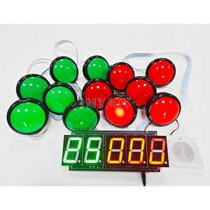 Jeux de fête de stand de fête foraine de parc d'attractions, défis interactifs de bouton-poussoir <span class=keywords><strong>LED</strong></span>, entraînement à la réaction, pods lumineux - Product Image 6