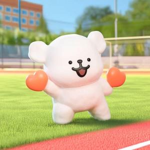 Bán buôn 8 cái/bộ 5-10cm <span class=keywords><strong>maltese</strong></span> Kawaii tượng mô hình PVC hành động hình đồ chơi - Product Image 2