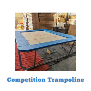 <span class=keywords><strong>Trampoline</strong></span> de <span class=keywords><strong>compétition</strong></span> de <span class=keywords><strong>gymnastique</strong></span> 5m x 3m, super <span class=keywords><strong>trampoline</strong></span> pour entraînement professionnel avec pont d'extrémité - Product Image 6