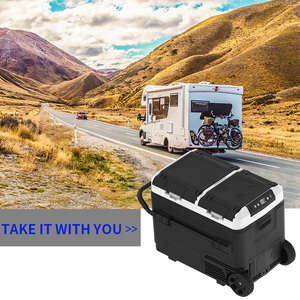 Logotipo personalizable coche portátil <span class=keywords><strong>Frin</strong></span> batería solar compresor tipo ABS y material plástico Refrirator caja de refrigeración - Product Image 2