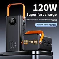 Batterie Li-polymère haute capacité 3000 mAh, banque d'alimentation mobile extérieure 120 W avec port Type-C et charge rapide