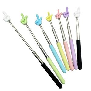 Puntero Extensible en Forma de Dedo, de Acero Inoxidable, Retráctil, Guía de Lectura para el Aula, el Hogar, Niños y Educación Temprana - Product Image 2