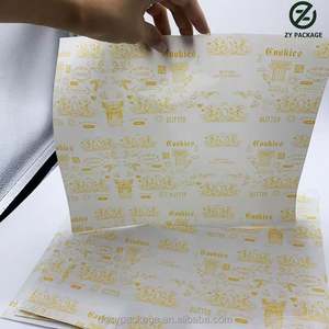Emballage personnalisé pour hamburgers, papier d'emballage pour sandwichs, emballage alimentaire, papier de boulangerie, résistant à la graisse - Product Image 5