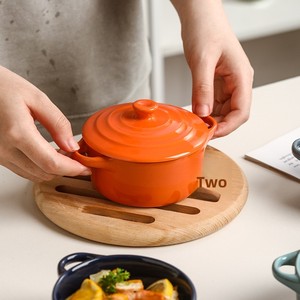 Light-luxury Ceramic Non-stick <strong>Small</strong> Soup Cup <strong>Lid</strong> Double Handles Household Stewing <strong>Pot</strong> for specialized Steaming Bird's-nest - Product Image 3