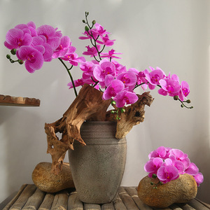 ดอกกล้วยไม้ฟาแลนนอปซิสประดิษฐ์ ยี่ห้อ Yihua Floral Art ขนาด 94 ซม. ดอกไม้ผ้าไหม ตกแต่งบ้าน ของประดับงานแต่งงาน - Product Image 2