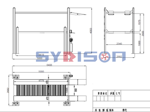 4 bài bãi đậu xe nâng Áo mưa cho sự lựa chọn bốn Bài 3 xe <span class=keywords><strong>Stacker</strong></span> sơn thang máy thép - Product Image 6