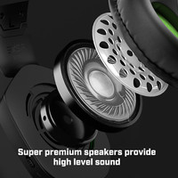 Headset Gaming Lampu Led Usb Musik Komputer Headset Berkabel Headphone Stereo Gaming Pc Headset Gaming dengan Mic