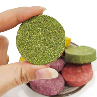 Friandises à Mâcher au Foin de Timothy pour Lapins, Cochons d'Inde, Gâteau de Timothy pour Lapins, Hamsters, Chinchillas, Collations Molaires, Aliments et Friandises pour Lapins
