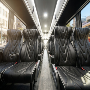 Asientos de Autobús de Lujo Negros de Alto Rendimiento, Certificados ISO9001, para la Comodidad de los Pasajeros - Product Image 2