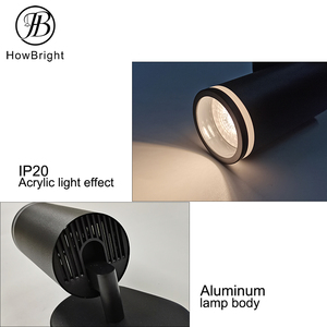 <span class=keywords><strong>Lampadario</strong></span> Moderno in Alluminio con Faretto GU10/MR16 <span class=keywords><strong>a</strong></span> Montaggio Superficiale, 1/2/3 Luci in Acrilico per Interni - Product Image 4