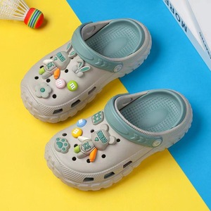 Beice Sabots pour enfants en EVA, chaussures d'eau grises antidérapantes, sandales d'été pour la plage, taille 28-35 - Product Image 1