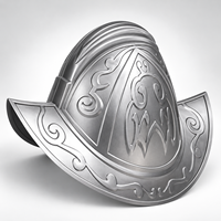 Casque de Conquistador espagnol Morion, peigne multicolores en plastique, unisexe, adulte, costume de cosplay d'Halloween, vente en gros ODM