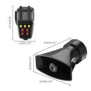 HAORUI - Sirena de Alarma para Coche y Motocicleta, 12 V, 7 Sonidos, Color Negro - Product Image 5