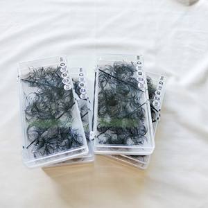 Extensions de cils synthétiques 8D Camellia en soie, volume individuel, professionnelles, naturelles, longues, faites à la main, douces, sexy, noires, vente en gros - Product Image 6