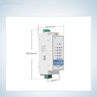 USR-DR502-E Modem 4G LTE Cat 1 Industri Eropa dengan Slot kartu Sim mendukung Platform IoT HTTP MQTT/SSL GSM SMS