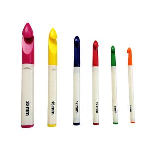 Wholesale Colorful Diy Handwork Knitting Needles Tools <b>Plastic</b> Crochet <b>Hook</b> Sets for Cake Yarn - Product Image 3