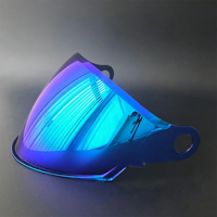 Visière de casque de moto de haute qualité pour casque ouvert LS2 Airflow 2 OF616, lentille anti-UV