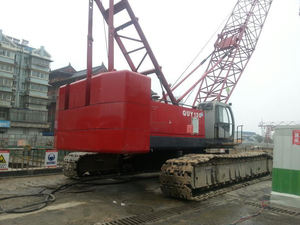 מנוף זחלי הידראולי עמיד QUY120 זרוע 54 מטר 120 טון - Product Image 2