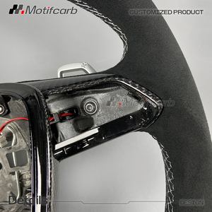 Volante Deportivo Personalizado de Fibra de Carbono con Pantalla LED de RPM para Audi A6 A7 A8 S6 S7 S8 RS6 RS7 Sportback Avant 2019-2026 - Product Image 4