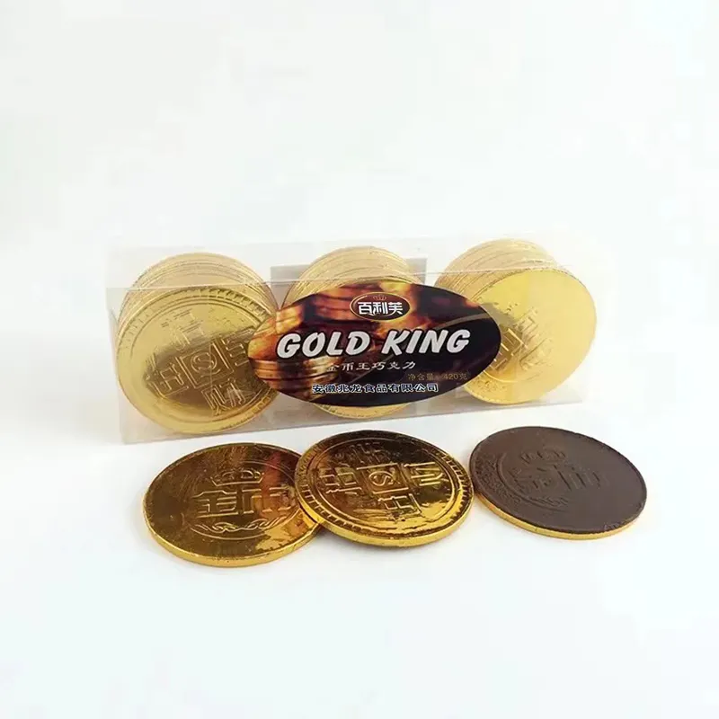 30 חתיכות חטיפים זהב מטבעות שוקולד בסדר שוקולד זול שוקולד